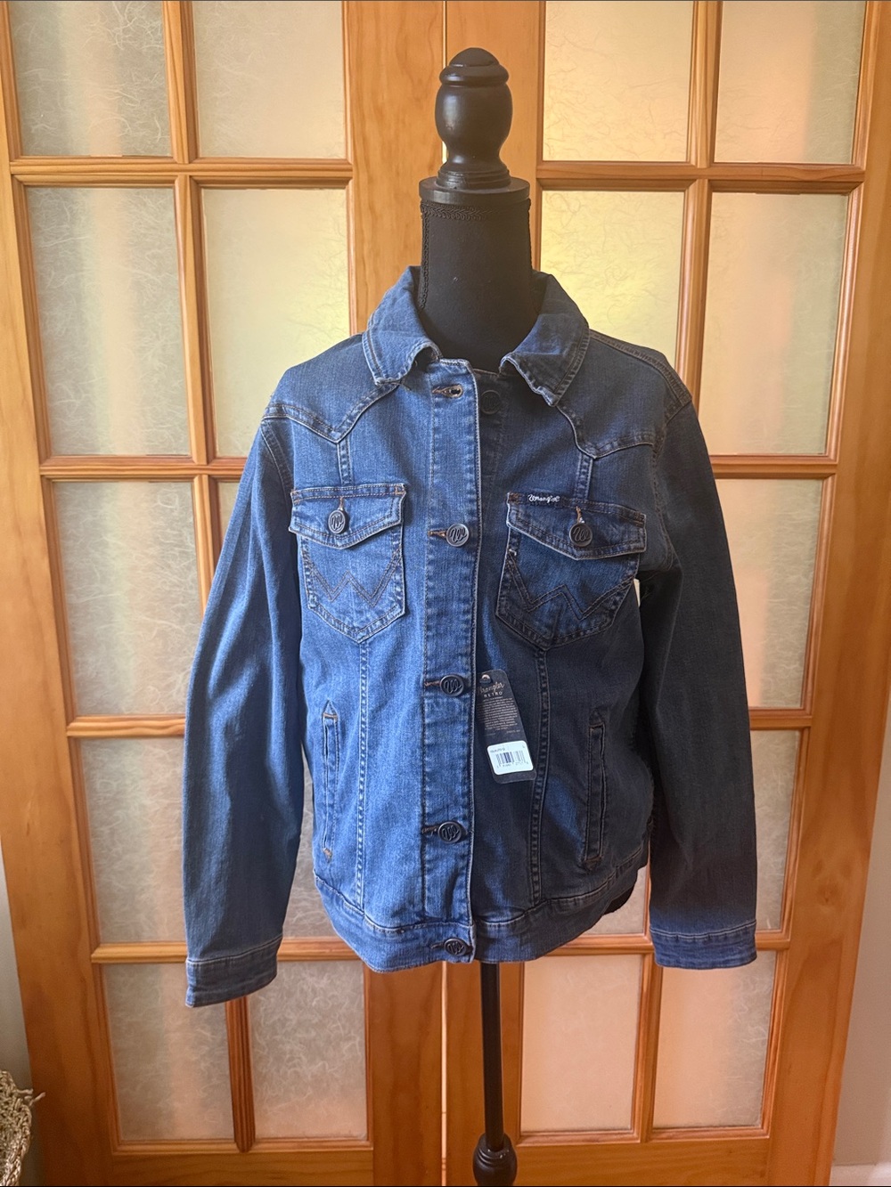 Wrangler Dark Blue Denim Jean Jacket